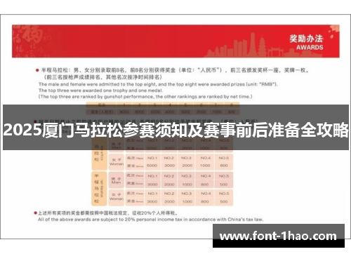 2025厦门马拉松参赛须知及赛事前后准备全攻略
